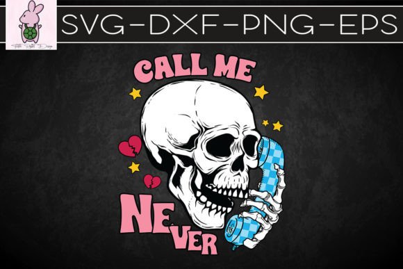 Call Me Never Skeleton Phone: Crafts & Graphics Review