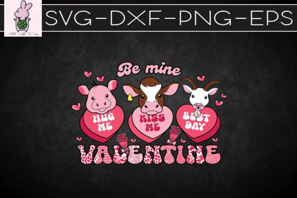 Craft Farm Animal Valentine Graphics for Sweet Seasonal Products