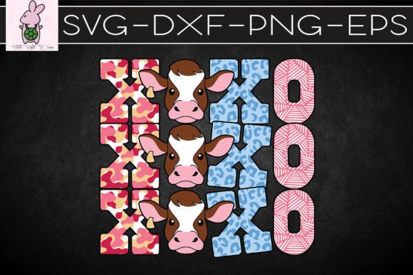 Cute Cow Valentine Clipart for Crafts & Graphics