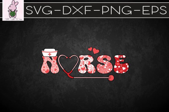 Nurse Valentine in Pattern Graphics for Crafts
