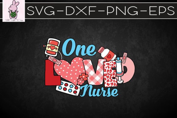 One Loved Nurse Valentine Objects: Graphics for Crafts