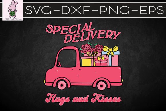 Special Delivery Hugs and Kisses SVG: Craft Graphics
