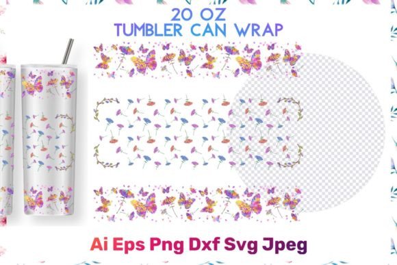 Spring Summer Tumbler SVG Graphics for Crafts