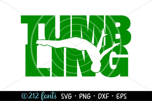 Tumbling Tumbler Graphics for Team Illustrations