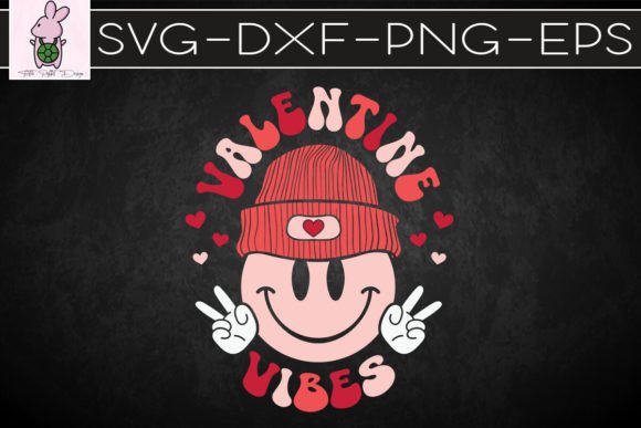 Valentine Vibes Cartoon Cap for Graphics & Crafts